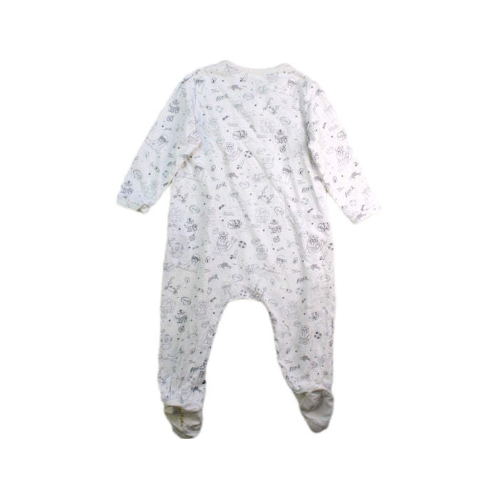 A White Onesies from Little Marc Jacobs in size 6-12M for boy. (Back View)