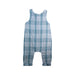 A Blue Long Overalls from Chateau de Sable in size 6-12M for boy. (Back View)