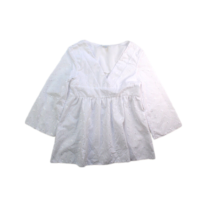 A White Long Sleeve Tops from Harrods in size 2T for girl. (Front View)