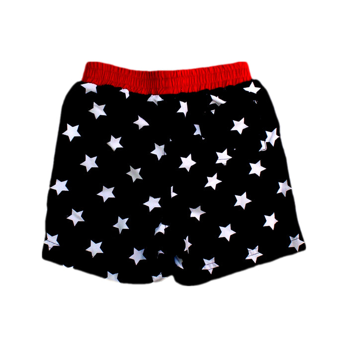 A Black Swim Shorts from Petit Bateau in size 12-18M for boy. (Back View)