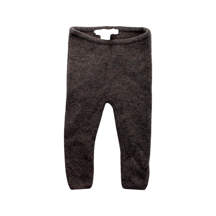 A Grey Leggings from Bonpoint in size 3-6M for girl. (Front View)
