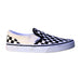 A Black Slip Ons from Vans in size 7Y for neutral. (Front View)