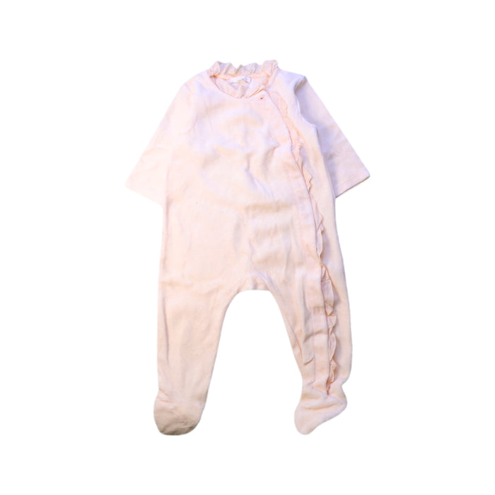 A Pink Onesies from Chloe in size 6-12M for girl. (Front View)