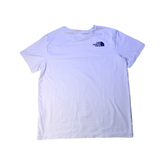 A White Short Sleeve T Shirts from The North Face in size 10Y for boy. (Back View)