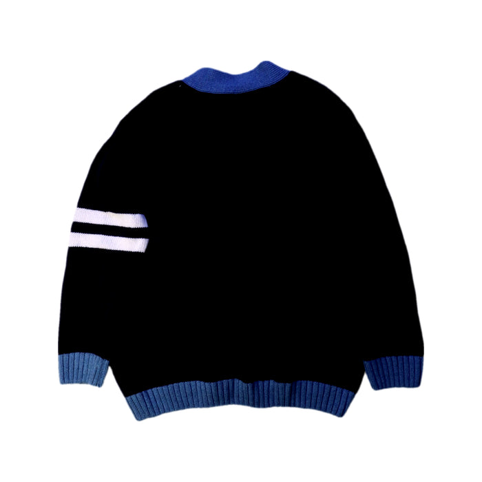 A Navy Cardigans from Armani in size 8Y for boy. (Back View)