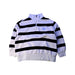 A Grey Zippered Sweatshirts from New Balance in size 7Y for boy. (Front View)