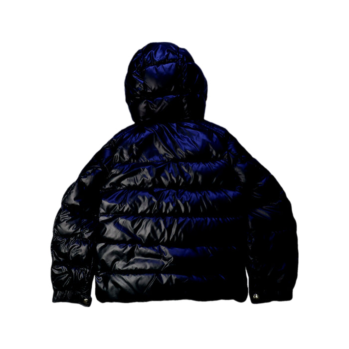 A Black Puffer/Quilted Jackets from Moncler in size 10Y for neutral. (Back View)