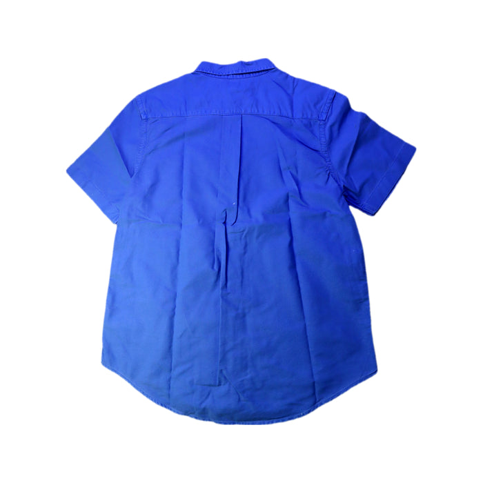 A Blue Short Sleeve Shirts from Polo Ralph Lauren in size 14Y for boy. (Back View)