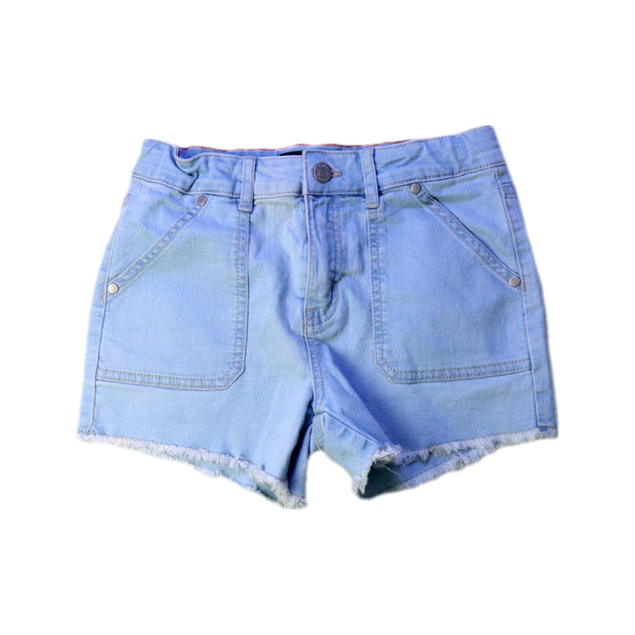 A Blue Shorts from Tommy Hilfiger in size 14Y for girl. (Front View)