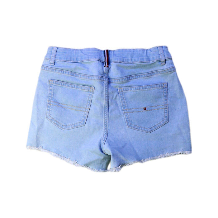 A Blue Shorts from Tommy Hilfiger in size 14Y for girl. (Back View)