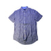 A Blue Short Sleeve Shirts from Tommy Hilfiger in size 12Y for boy. (Front View)