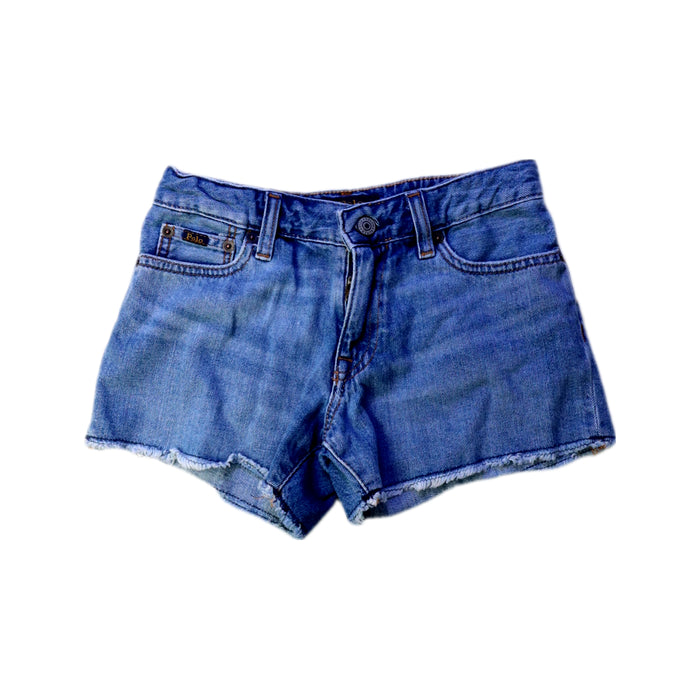 A Blue Shorts from Polo Ralph Lauren in size 12Y for girl. (Front View)