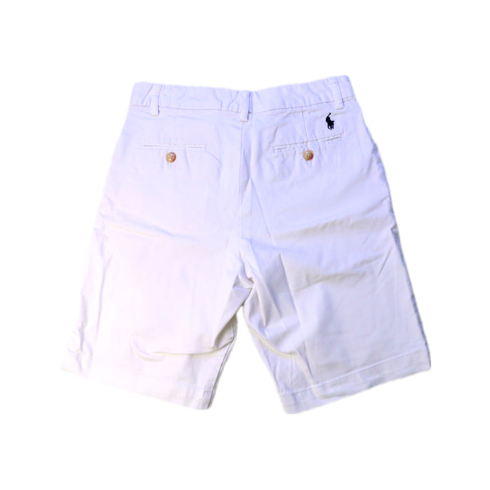 A White Shorts from Polo Ralph Lauren in size 14Y for boy. (Back View)