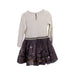 A White Long Sleeve Dresses from Monsoon in size 3T for girl. (Back View)