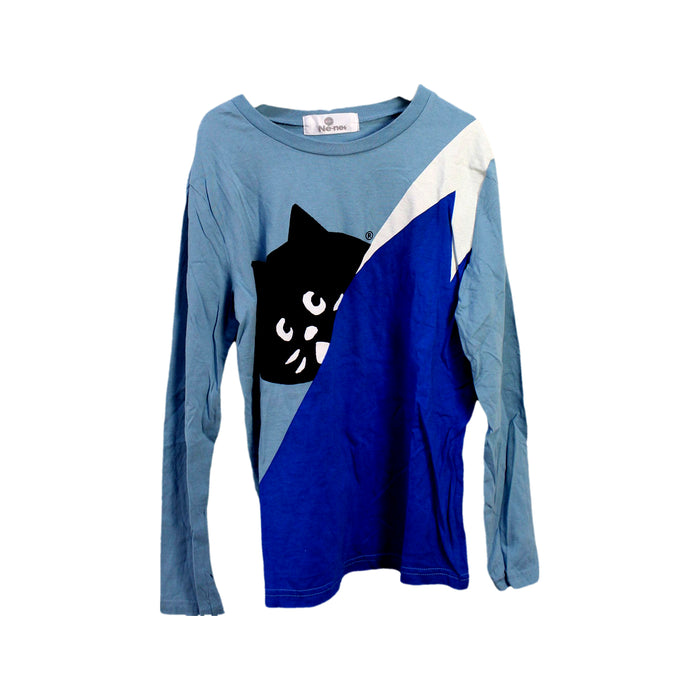 A Blue Long Sleeve T Shirts from Ne-Net in size 10Y for boy. (Front View)