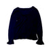 A Navy Cardigans from Abercrombie & Fitch in size 14Y for girl. (Back View)