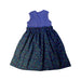 A Blue Sleeveless Dresses from BEAMS in size 5T for girl. (Back View)