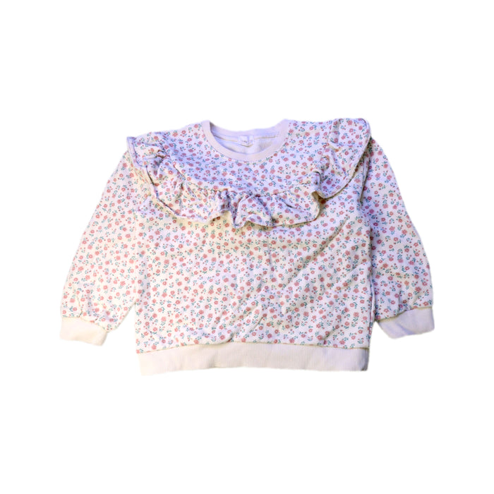 A White Long Sleeve Tops from Jamie Kay in size 7Y for girl. (Front View)
