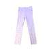 A White Leggings from Petit Main in size 7Y for girl. (Front View)