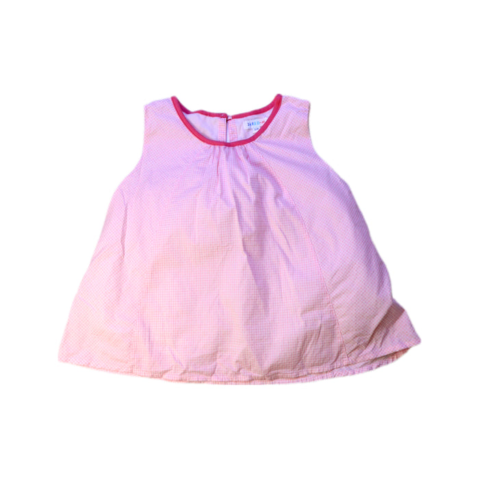 A Pink Sleeveless Tops from Jared.M in size 7Y for girl. (Front View)