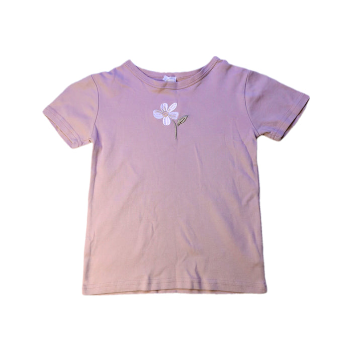 A Pink Short Sleeve T Shirts from Jamie Kay in size 5T for girl. (Front View)