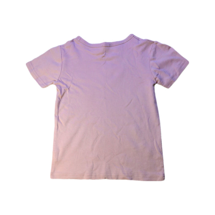 A Pink Short Sleeve T Shirts from Jamie Kay in size 5T for girl. (Back View)