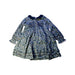 A Blue Long Sleeve Dresses from Little Cotton Clothes in size 5T for girl. (Front View)