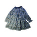 A Blue Long Sleeve Dresses from Little Cotton Clothes in size 5T for girl. (Back View)