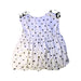 A White Sleeveless Dresses from Petit Main in size 7Y for girl. (Back View)