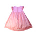 A Pink Sleeveless Dresses from Momonittu in size 8Y for girl. (Back View)