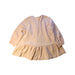 A Beige Long Sleeve Tops from Organic Zoo in size 3T for girl. (Back View)