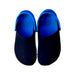 A Blue Slip Ons from Crocs in size 7Y for neutral. (Back View)