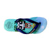 A Blue Flip Flops from Havaianas in size 12Y for boy. (Front View)