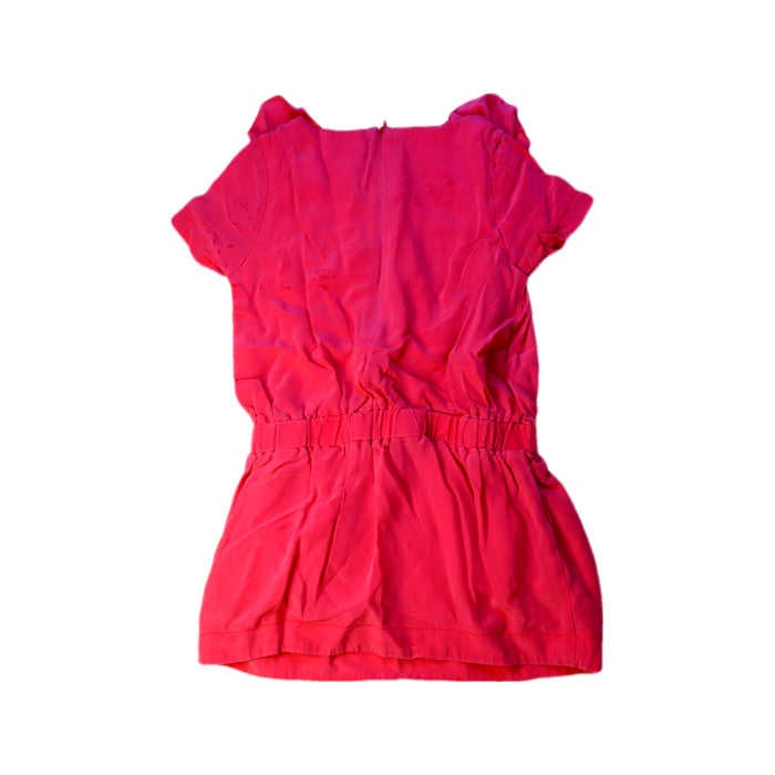A Pink Short Sleeve Dresses from Chloe in size 4T for girl. (Back View)