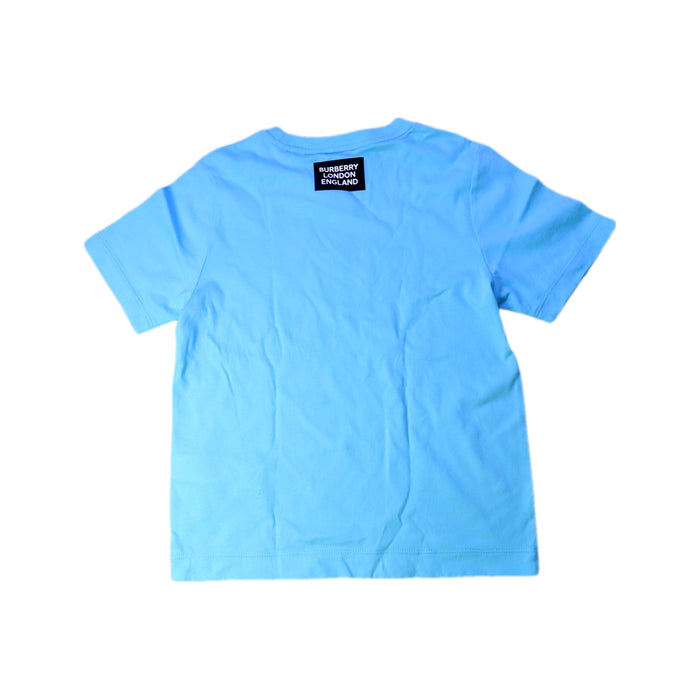 A Blue Short Sleeve T Shirts from Burberry in size 6T for girl. (Back View)