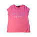 A Pink Short Sleeve T Shirts from Polo Ralph Lauren in size 4T for girl. (Front View)