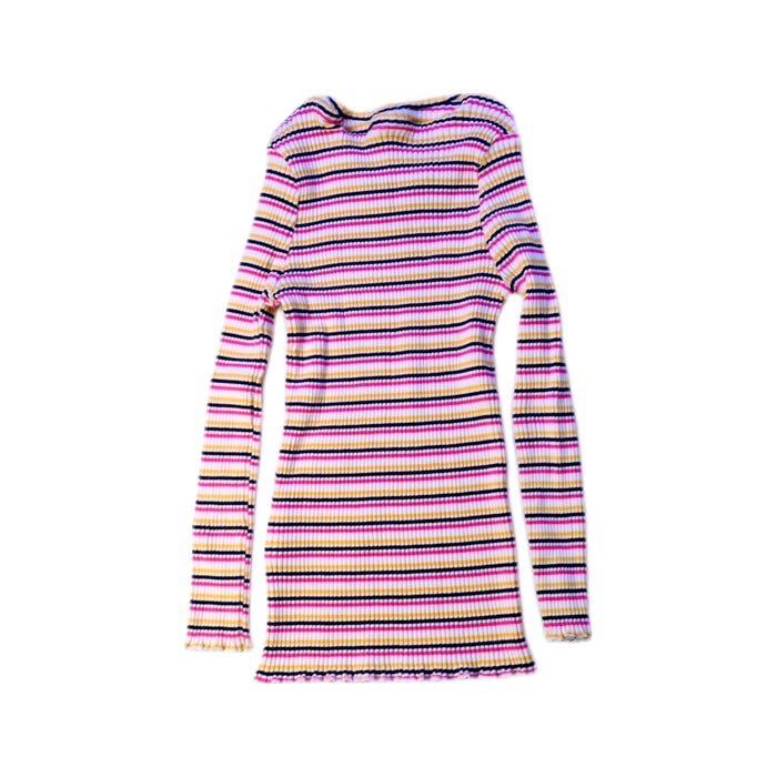 A Multicolour Long Sleeve Tops from Seed in size 4T for girl. (Back View)