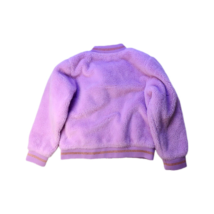 A Purple Lightweight Jackets from Seed in size 5T for girl. (Back View)