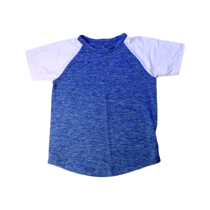 A Blue Short Sleeve T Shirts from Crewcuts in size 4T for boy. (Front View)