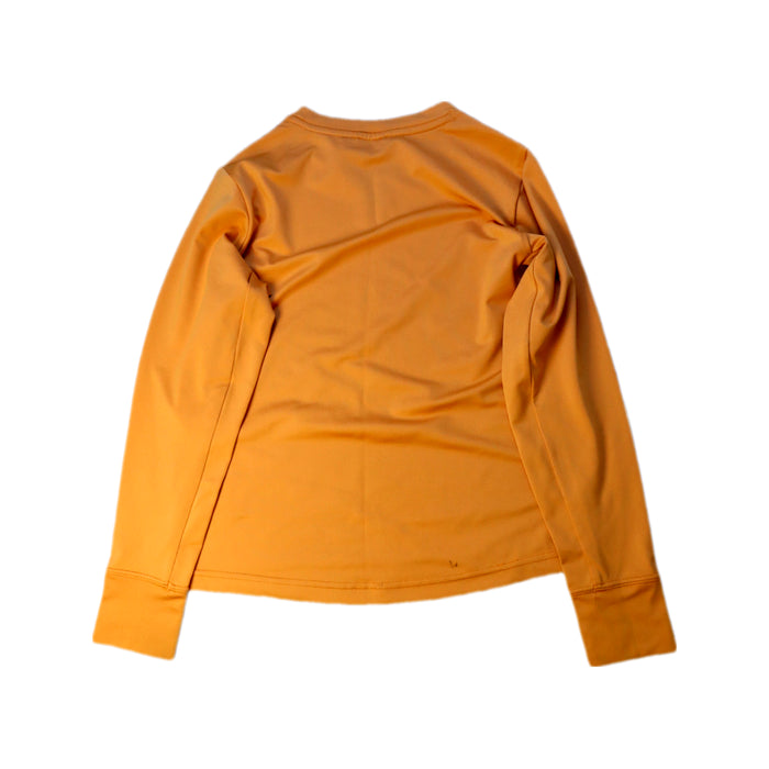 A Orange Rash Guards from Patagonia in size 5T for boy. (Back View)