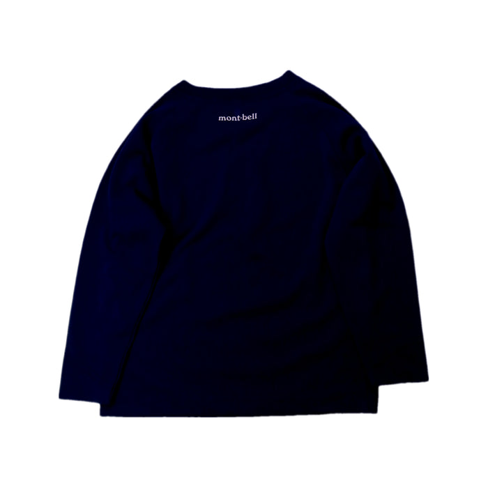 A Navy Long Sleeve T Shirts from Mont-bell in size 5T for neutral. (Back View)