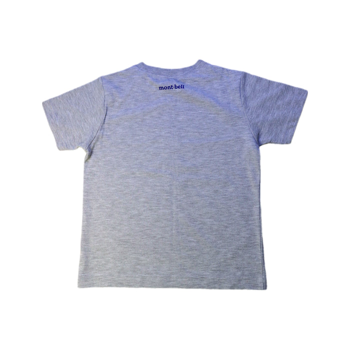 A Grey Short Sleeve T Shirts from Mont-bell in size 5T for boy. (Back View)