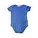 A Blue Short Sleeve Bodysuits from Bonpoint in size 3-6M for boy. (Front View)