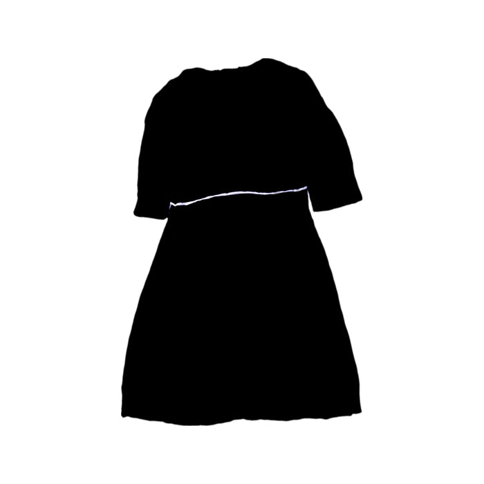 A Black Long Sleeve Dresses from Seraphine in size Maternity-L for maternity. (Back View)