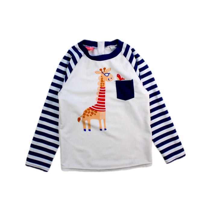 A Blue Rash Guards from Sunuva in size 18-24M for boy. (Front View)