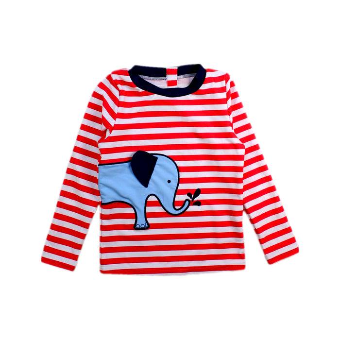 A Red Rash Guards from Sunuva in size 18-24M for boy. (Front View)