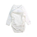 A White Long Sleeve Bodysuits from Petit Bateau in size 0-3M for neutral. (Front View)