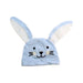 A Blue Winter Hats from Seed in size Newborn for boy. (Front View)