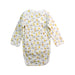A White Long Sleeve Bodysuits from Petit Bateau in size 0-3M for boy. (Back View)