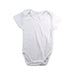A White Short Sleeve Bodysuits from Chateau de Sable in size 3-6M for neutral. (Front View)